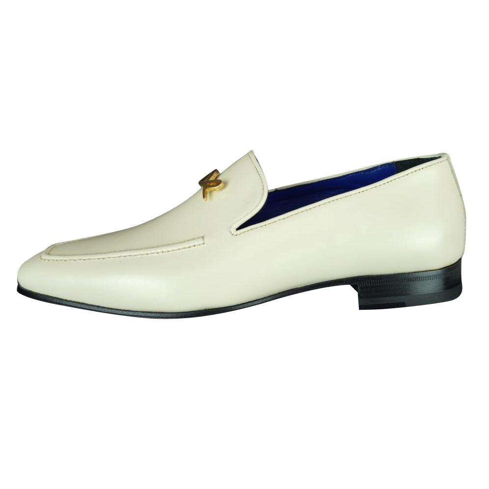Classica Mascarpone With Yellow Gold Gold Hardware Leather Loafers @ The Vault-5
