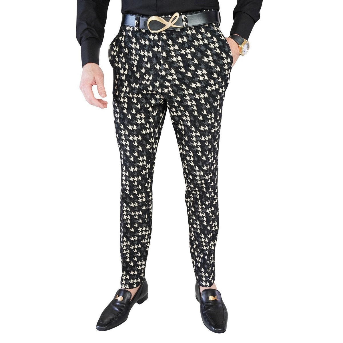 Houndstooth Lusso Trousers @ The Vault-3