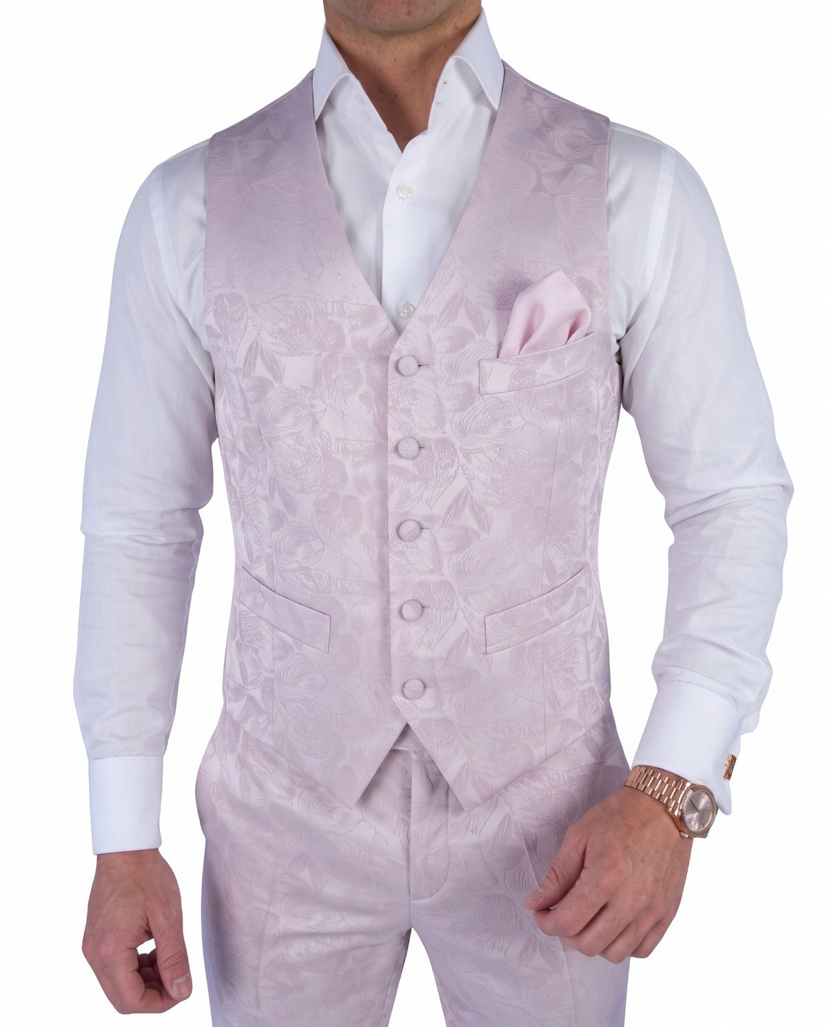 Pink Principe Naked Ciottoli Waistcoat