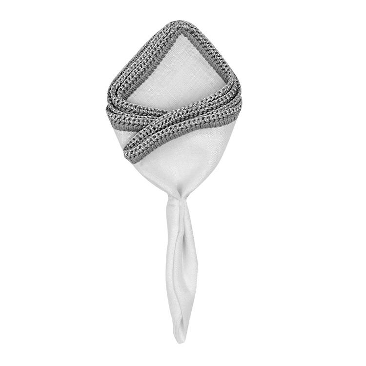 White Nieve With White Gold Flake Signature Border-1