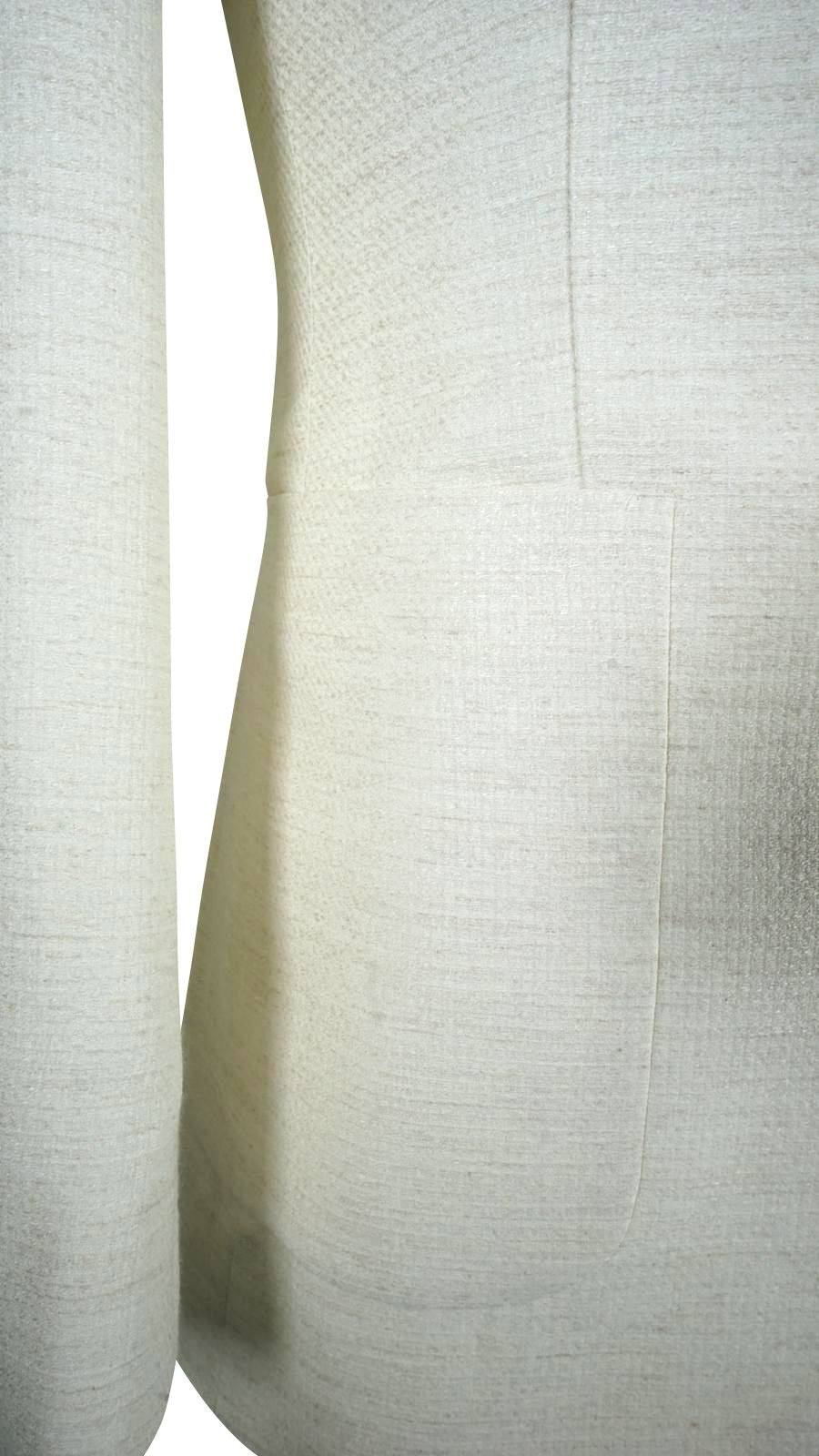 Latte Lino Tweed Jacket-7