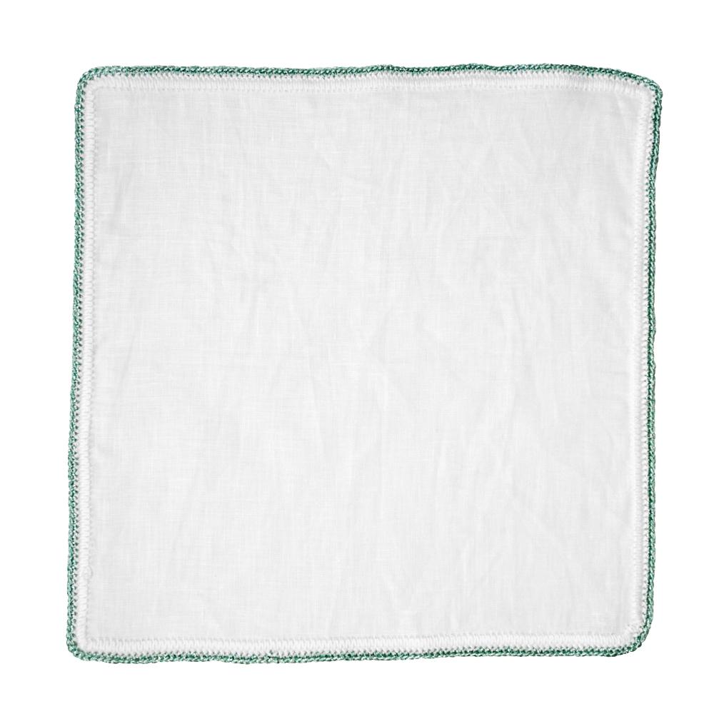 White Nieve with Mint Flake Signature Border