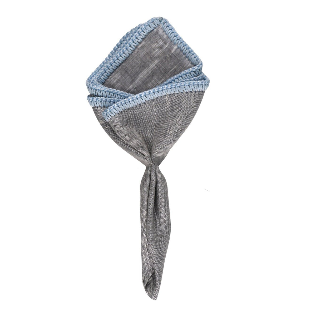 Gunmetal Grigio with Sky Blue Signature Borders