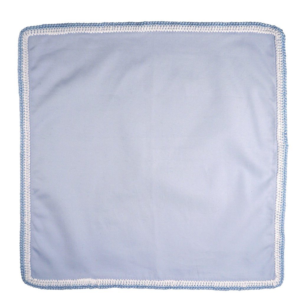 Powder Blu with White and Baby Blue Signature Border