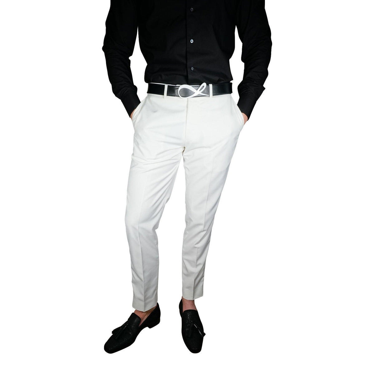 White Tuxedo Trousers-2