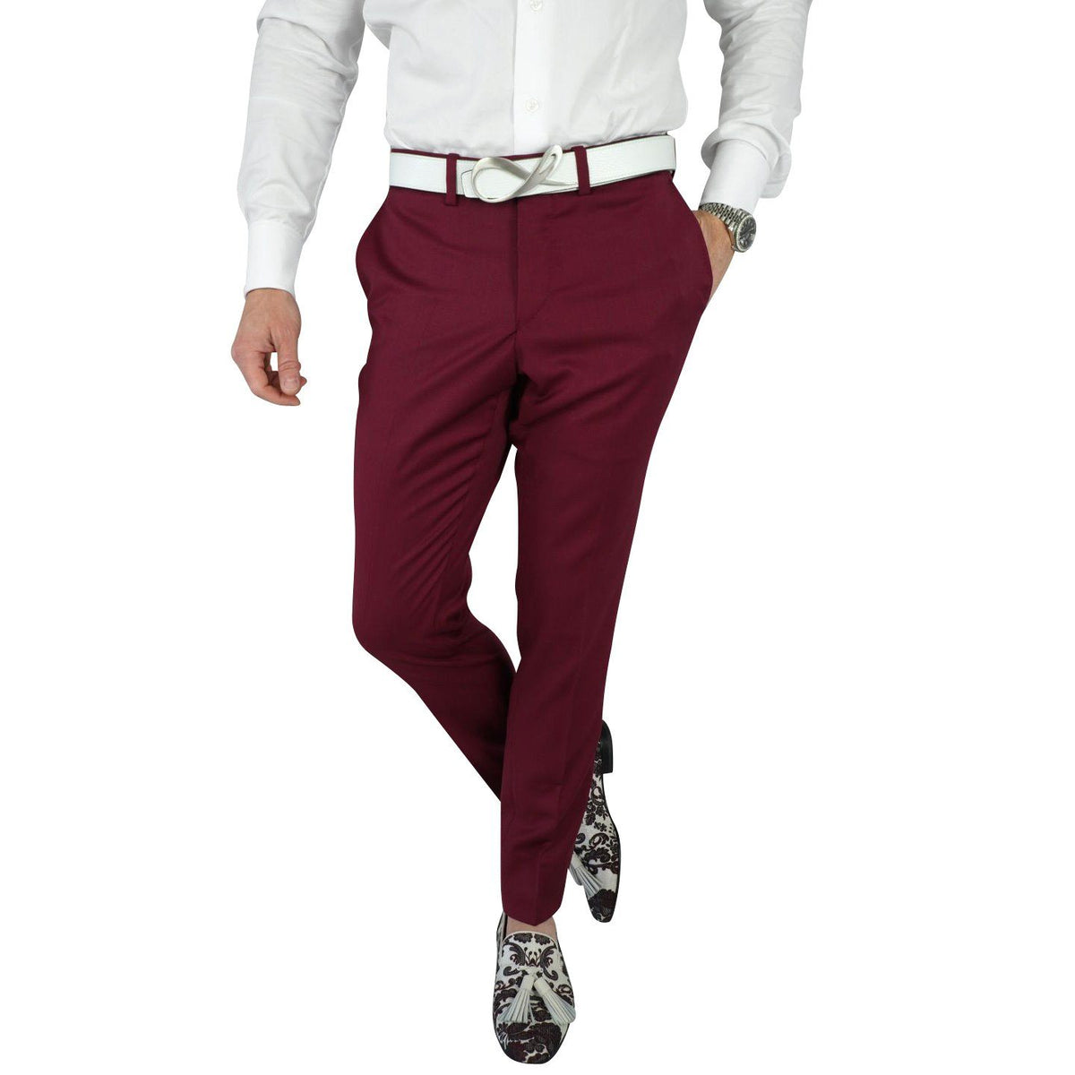 Burgundy Trousers @ The Vault-1