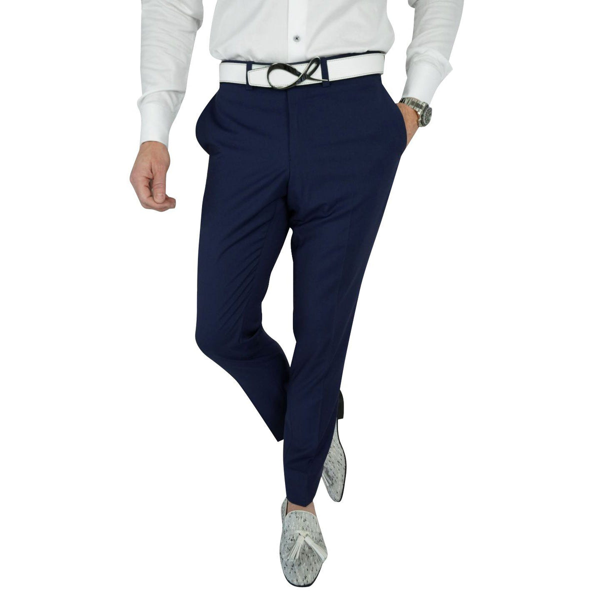 Navy Blue Trousers @ The Vault
