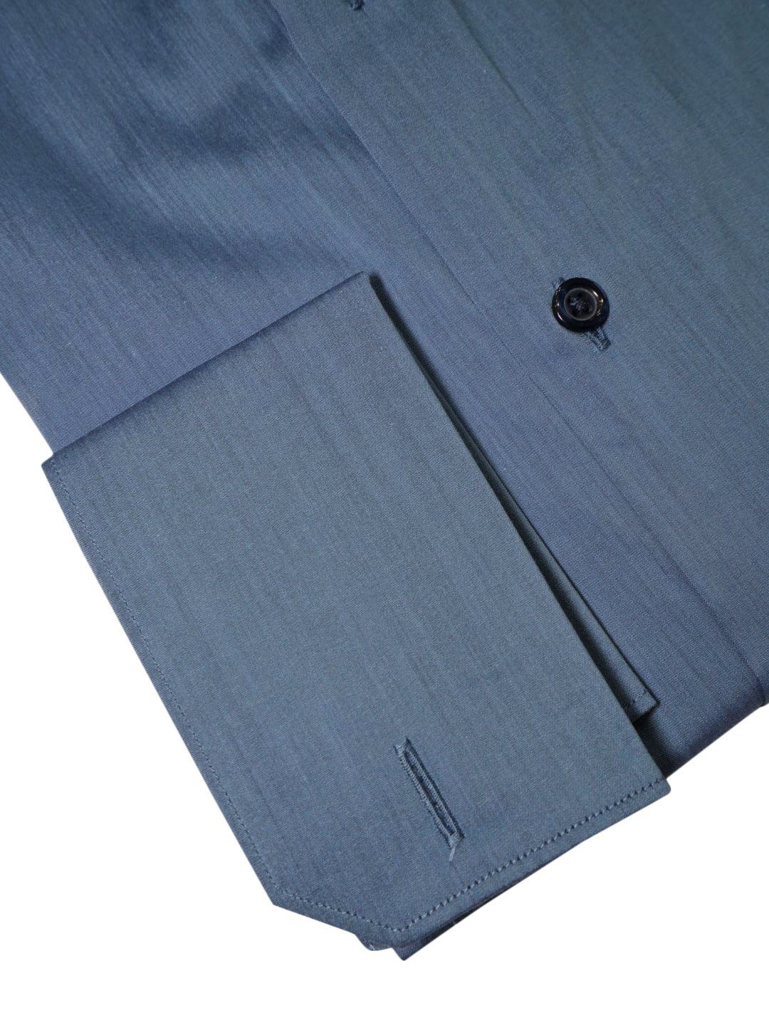 Brushed Steel Blue Dress Shirt @ The Vault-5