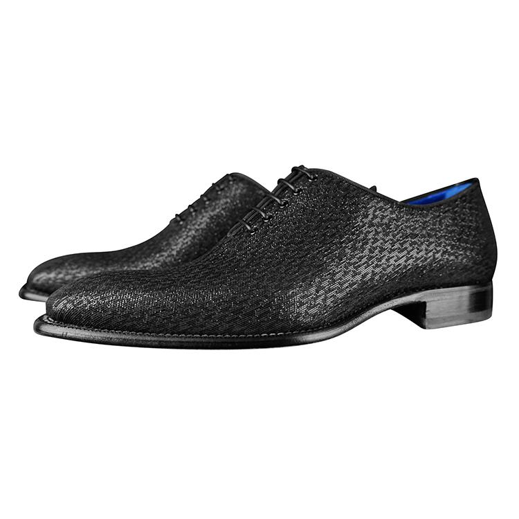 Black Diamante Lace Ups-4