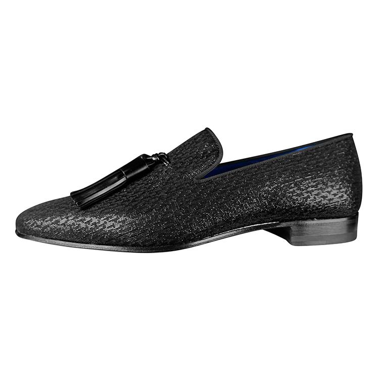 Black Diamante Tassel Loafer @ The Vault-6