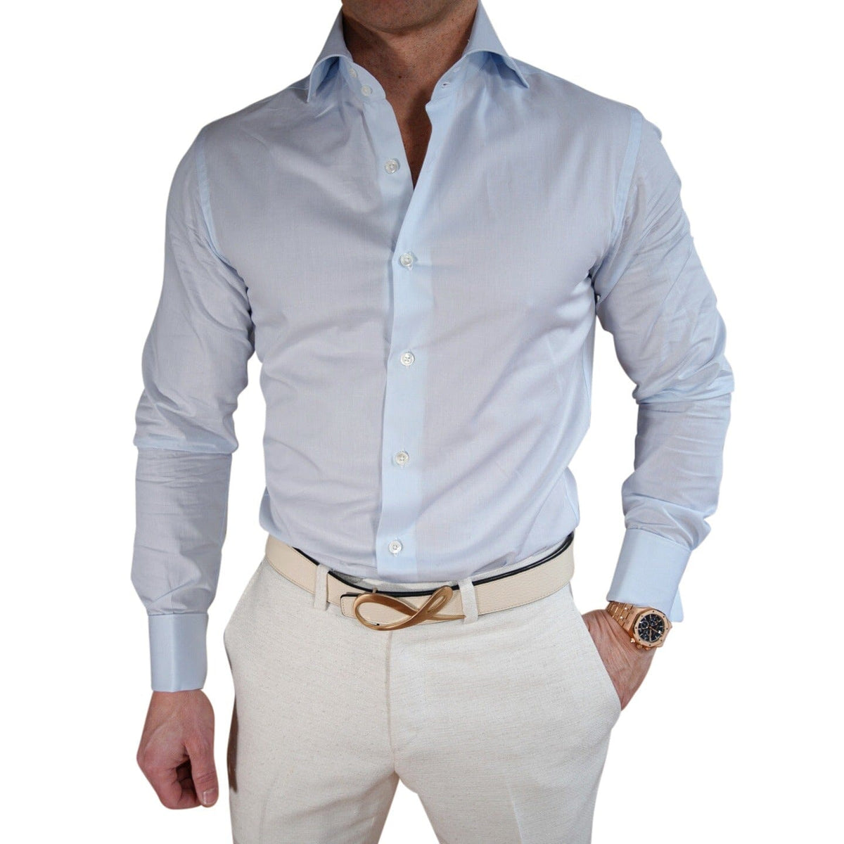 Pastel Blue Dress Shirt @ The Vault