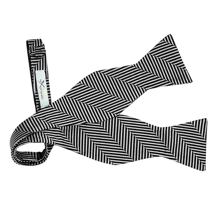 Silver Spina Bow Tie-1