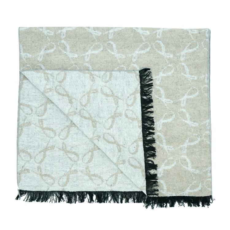 Signature Brushed Silk Scarf In Wheat-1