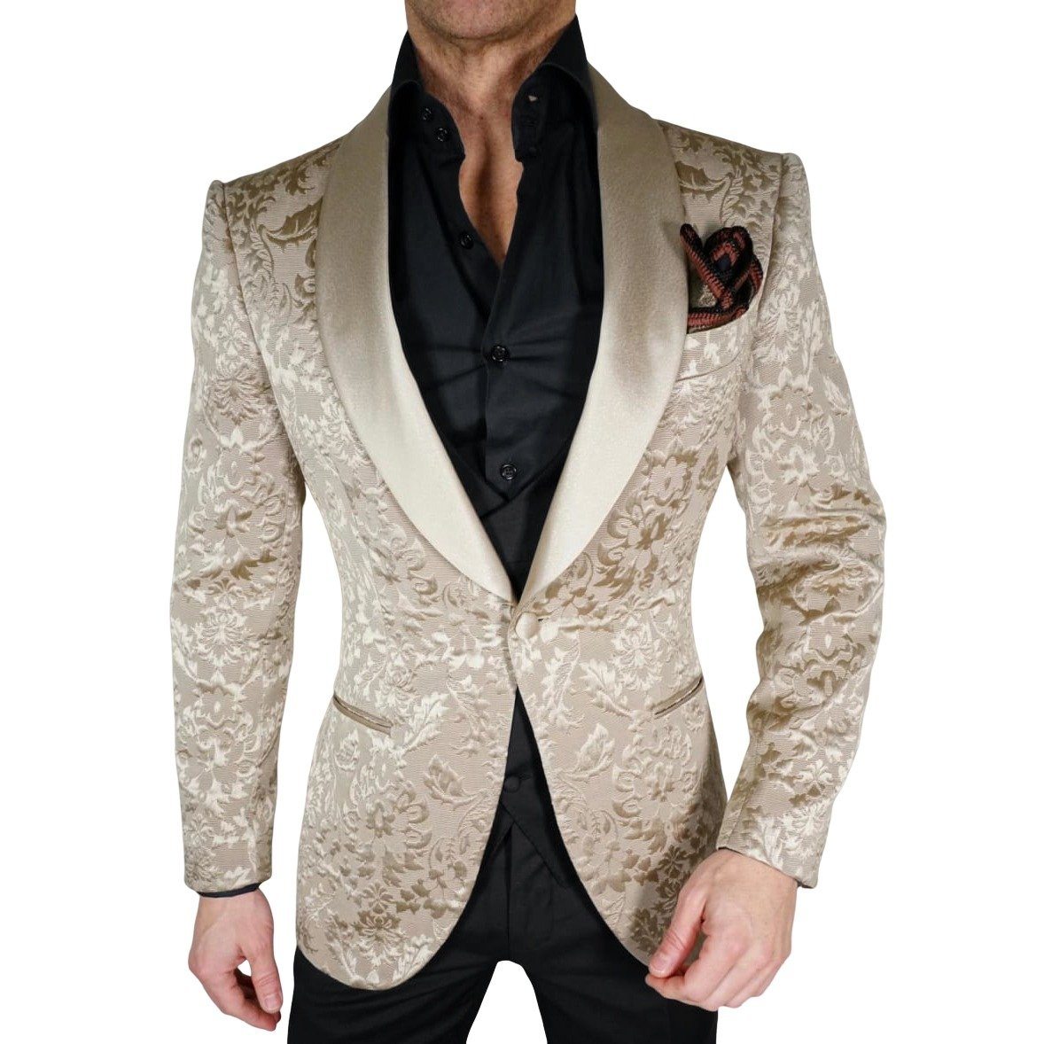 Champagne Oro Fiore Dinner Jacket @ The Vault-4
