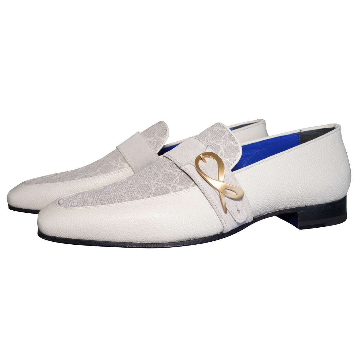 Tortora Logo Monk Strap Loafer With Gold Buckle-3