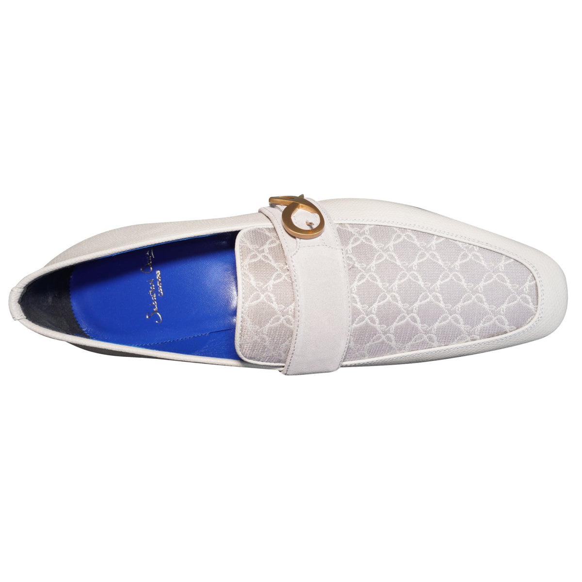 Tortora Logo Monk Strap Loafer With Gold Buckle @ The Vault-6