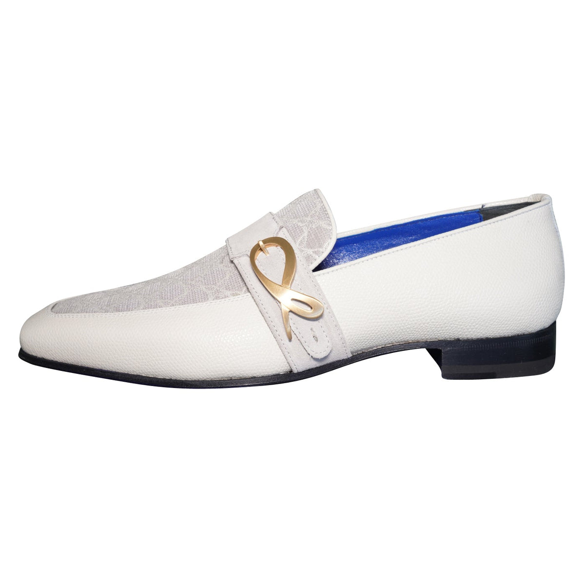Tortora Logo Monk Strap Loafer With Gold Buckle @ The Vault-7