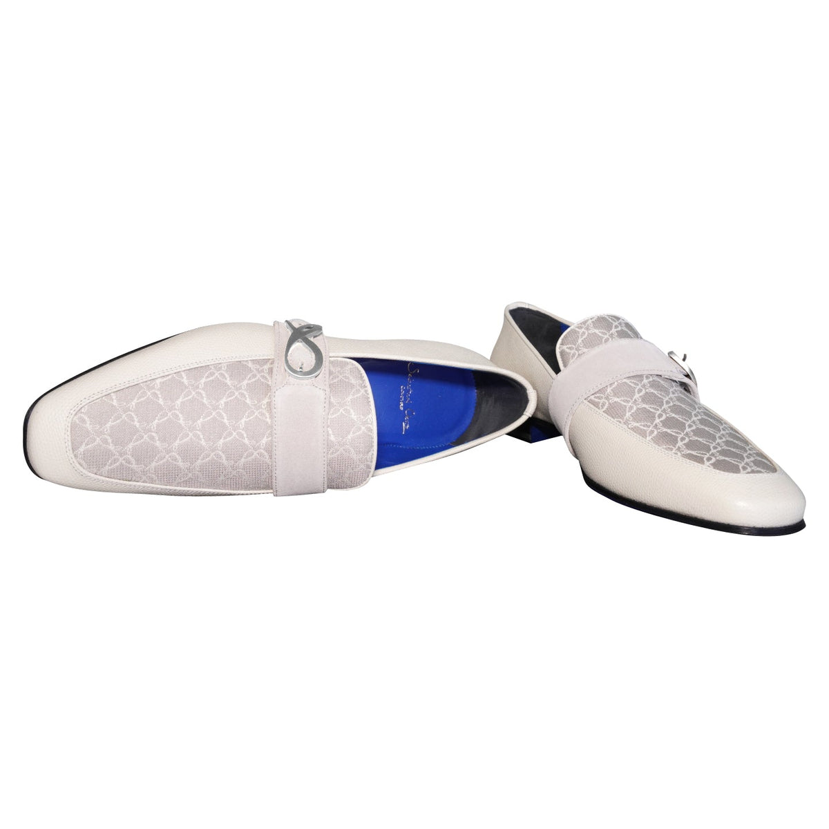 Tortora Logo Monk Strap Loafer With Silver Buckle @ The Vault-8