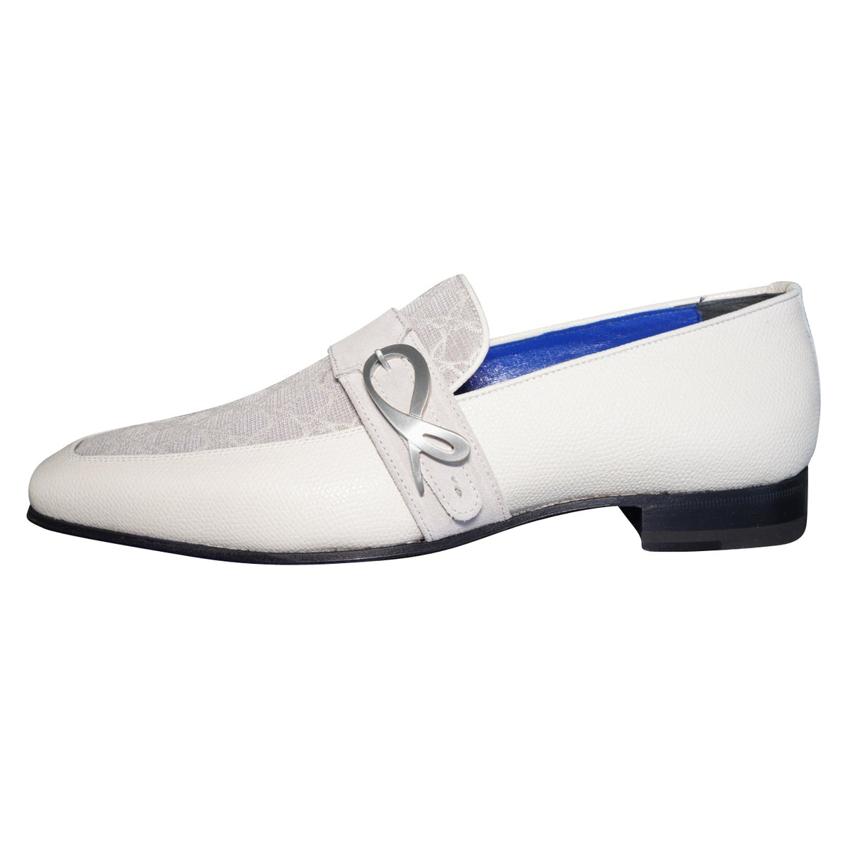 Tortora Logo Monk Strap Loafer With Silver Buckle-7