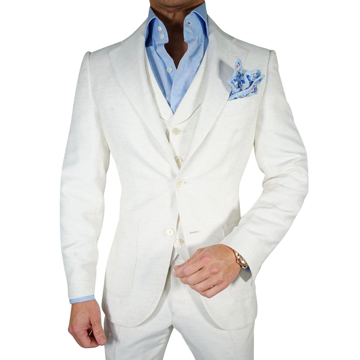 Latte Lino Tweed Jacket @ The Vault-4