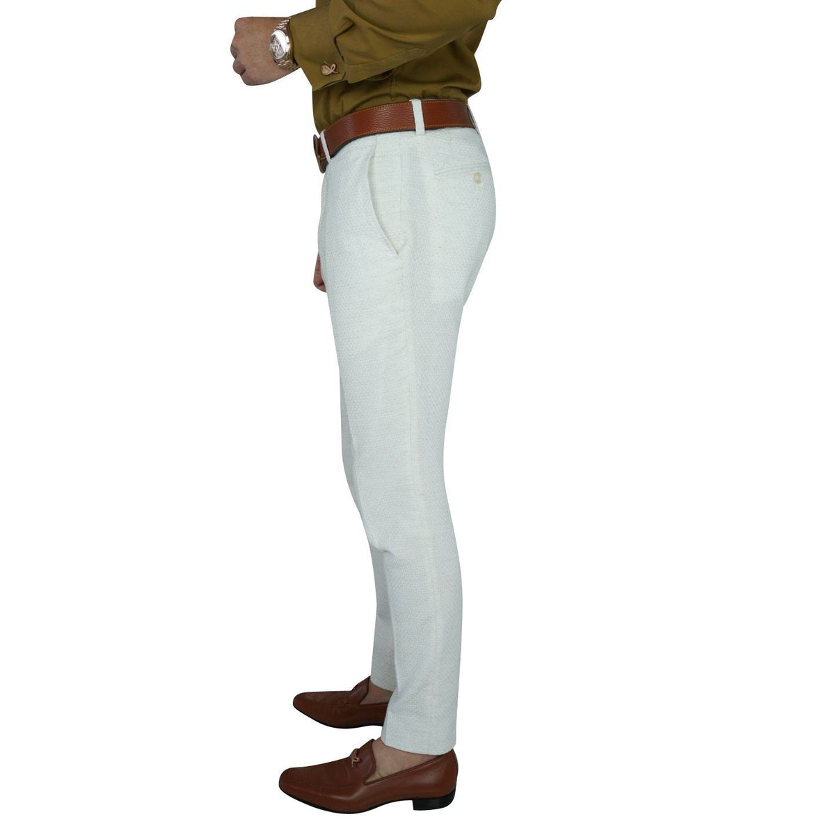 Coconut Intreccio Trousers @ The Vault-4
