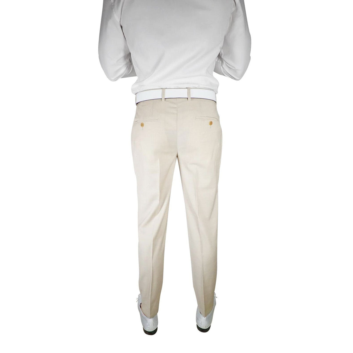 S by Sebastian Khaki Crema Trousers @ The Vault-4