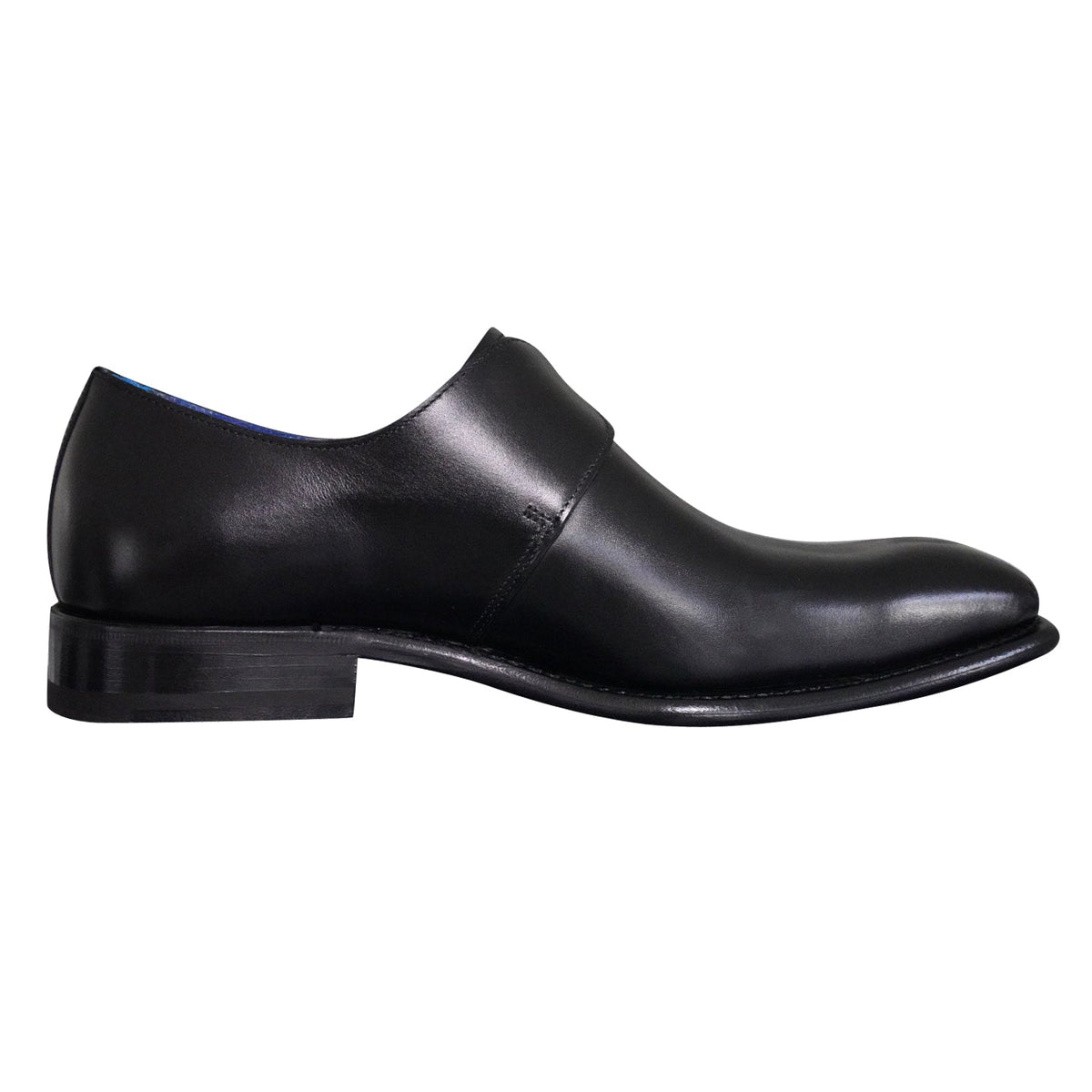 Nero Opal With Silver Hardware Monk Strap-5