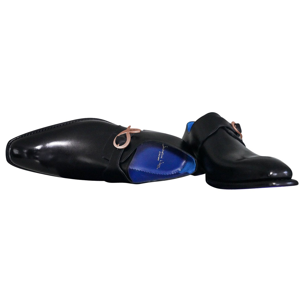 Nero Opal With Rose Gold Hardware Monk Strap @ The Vault-9