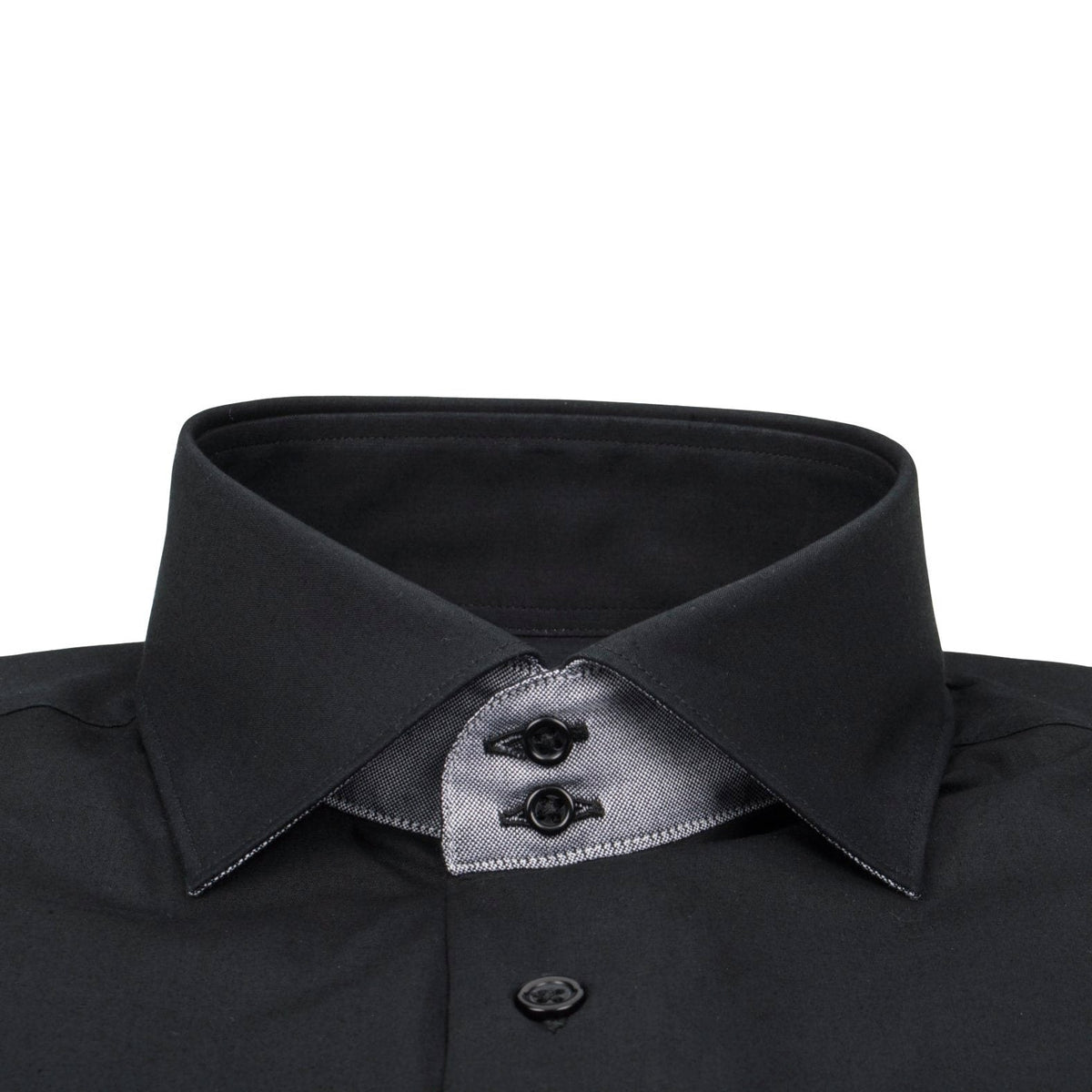 Black Gunmetal Short Sleeve Shirt-3