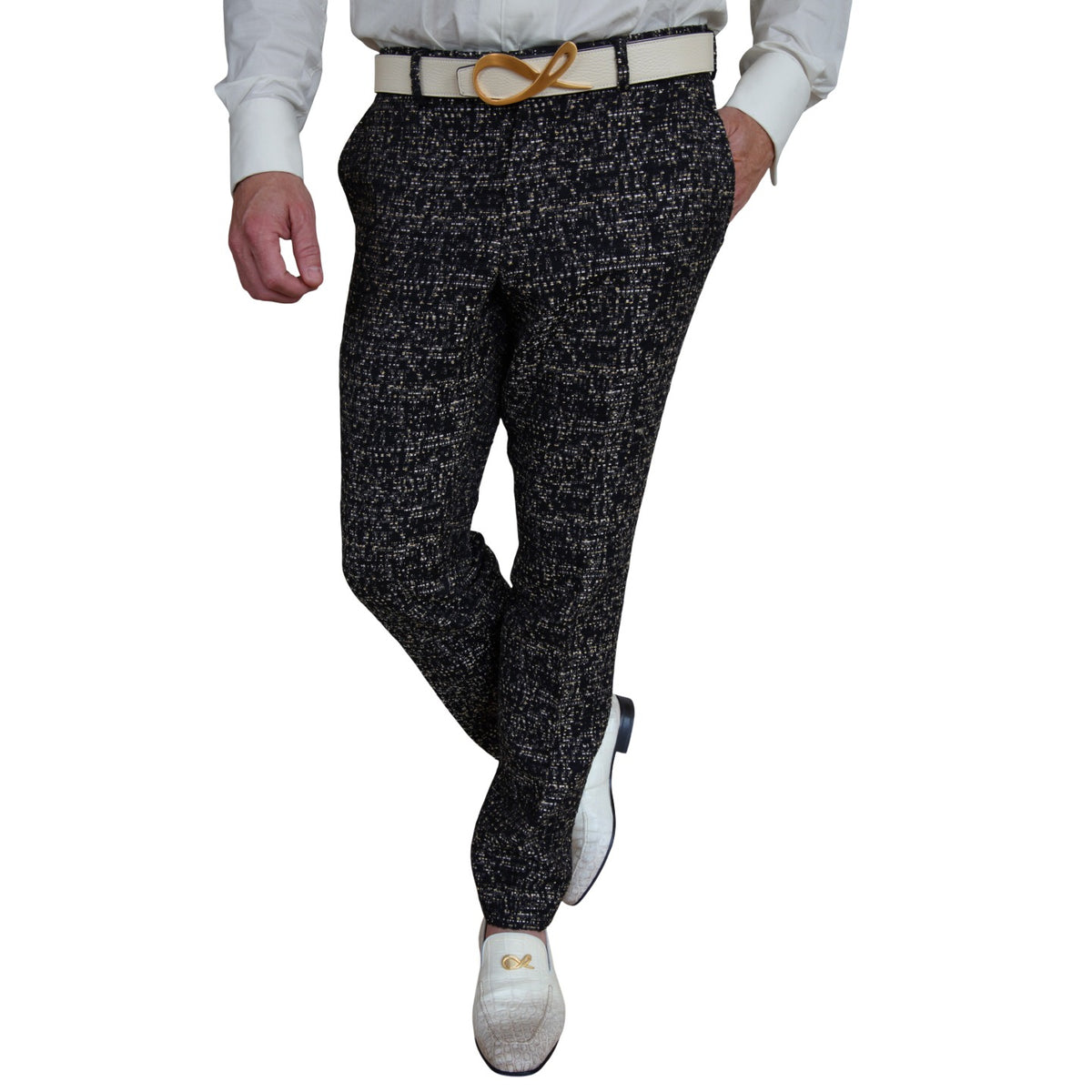 Onyx Oro Tweed Trousers