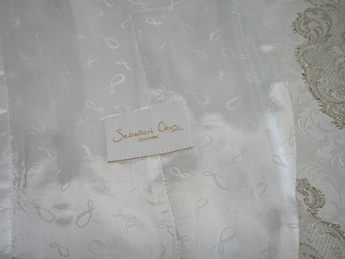 Vanilla Versaille Double Breasted Waistcoat-4