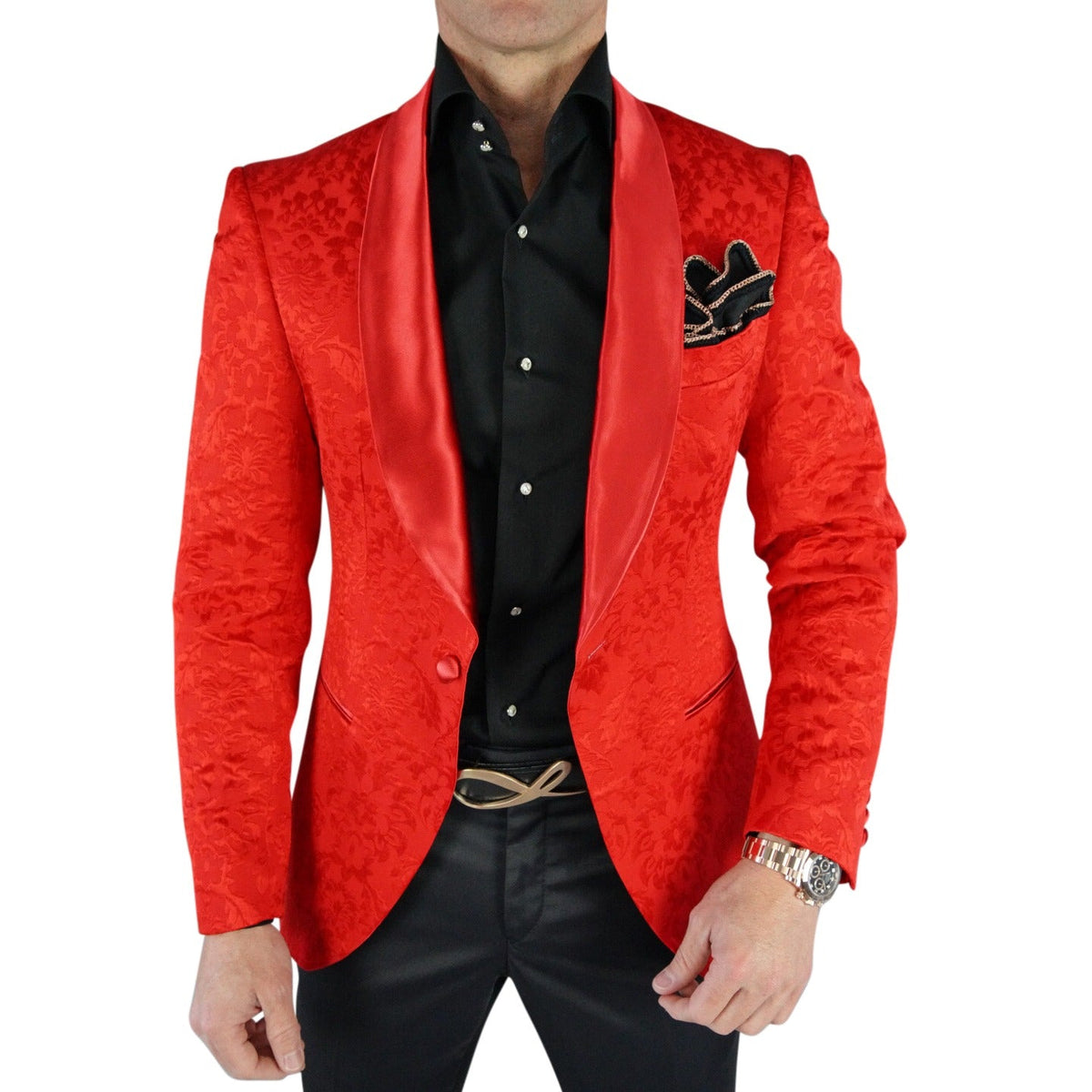 Red Fiore Dinner Jacket-4