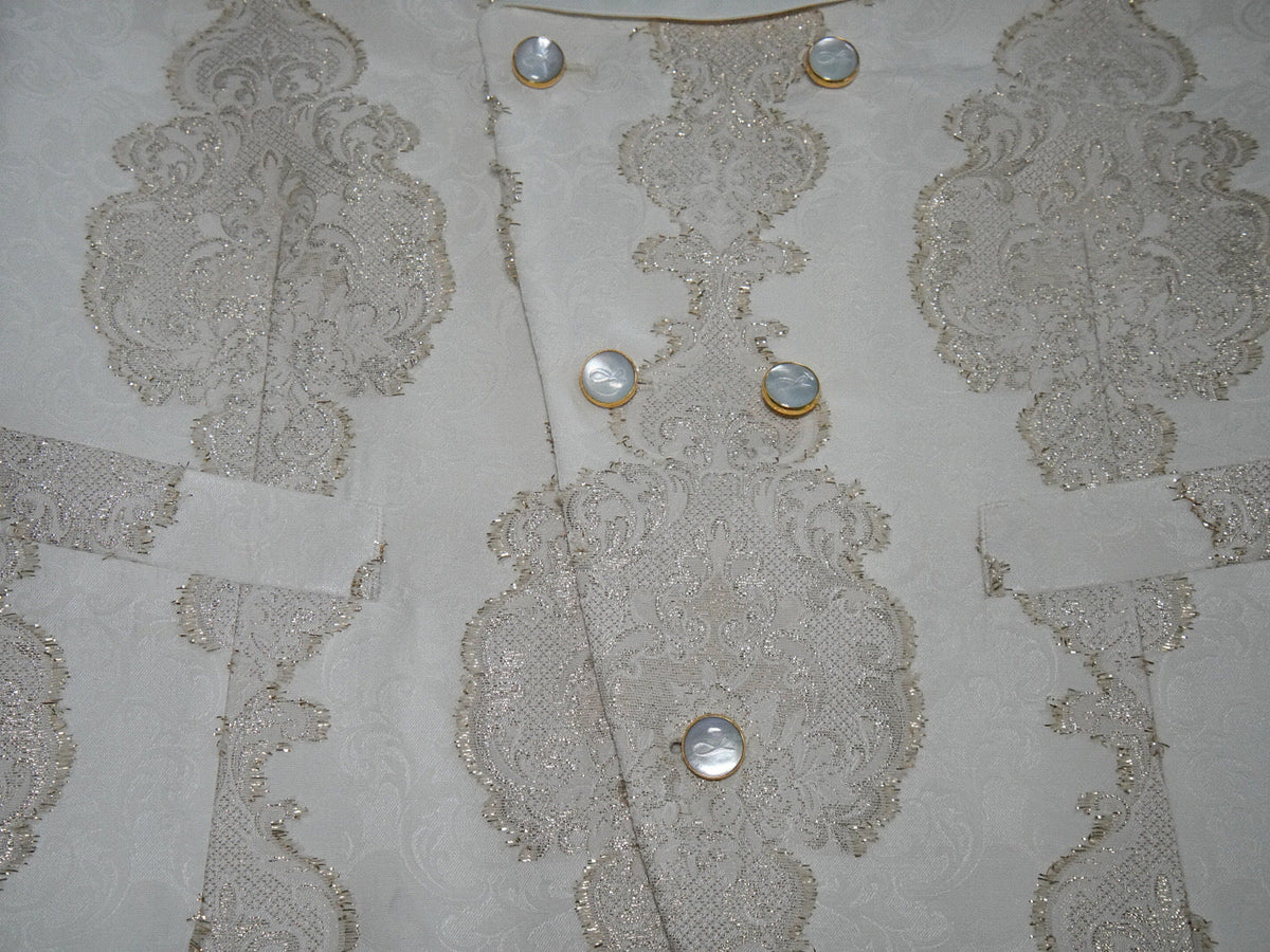 Vanilla Versaille Double Breasted Waistcoat-3