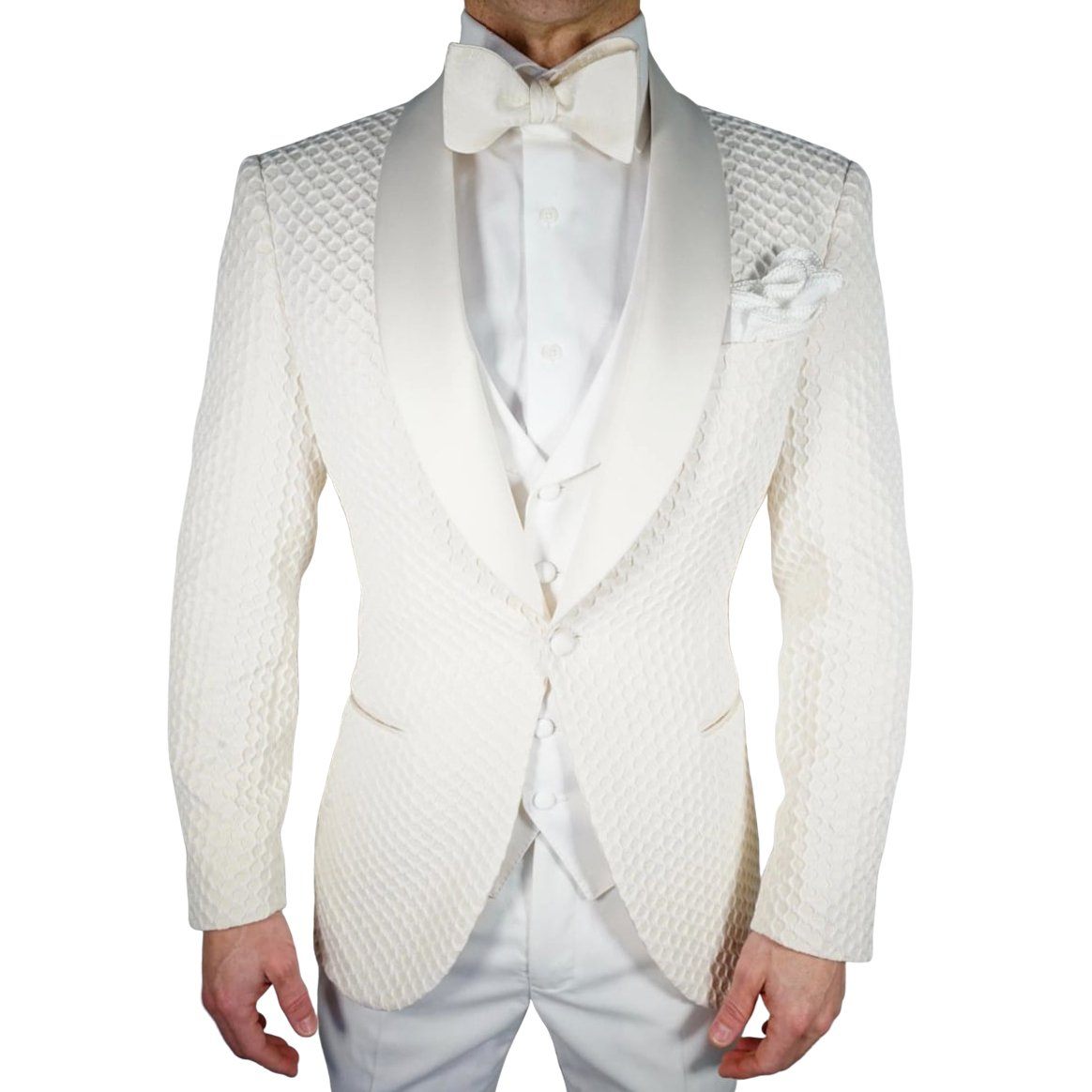 Vaniglia Honeycomb Dinner Jacket-4
