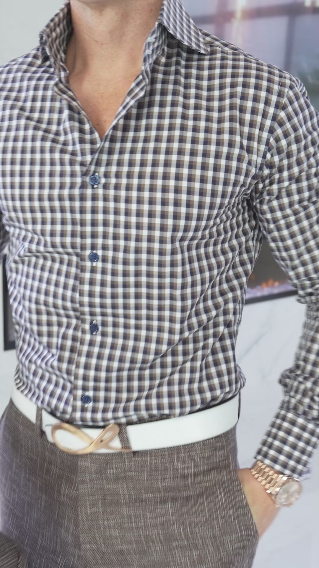 Coffee Canestro Trousers @ The Vault-2