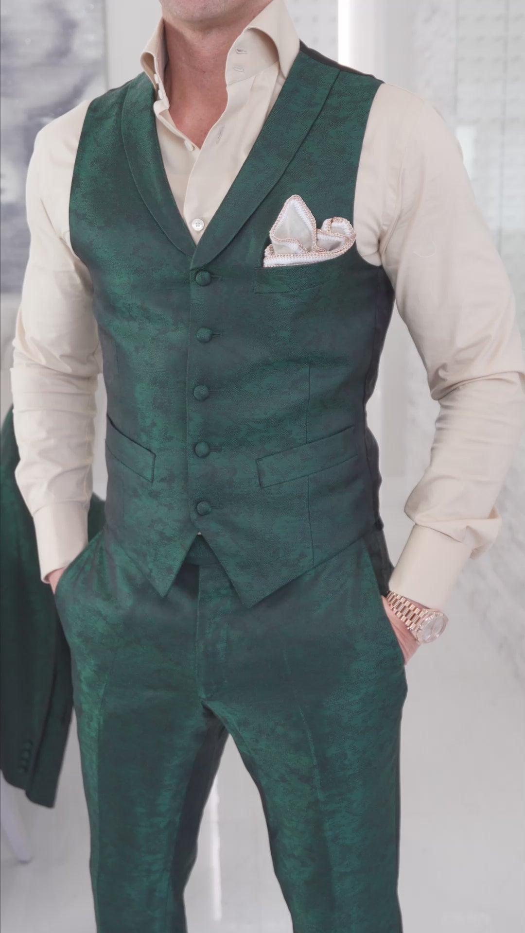 Emerald Brillo Trousers @ The Vault-2