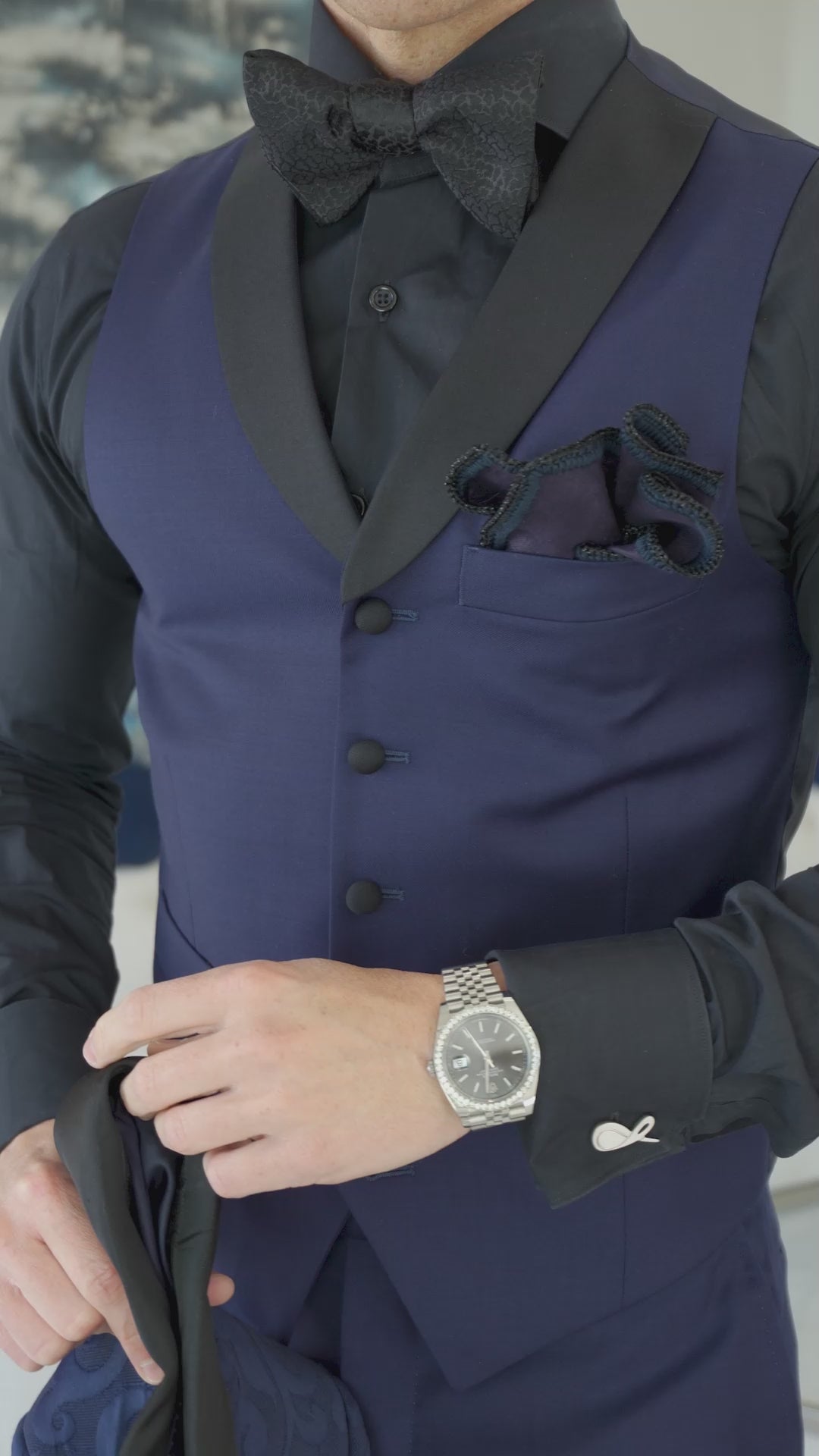 Navy Blue Trousers @ The Vault-2