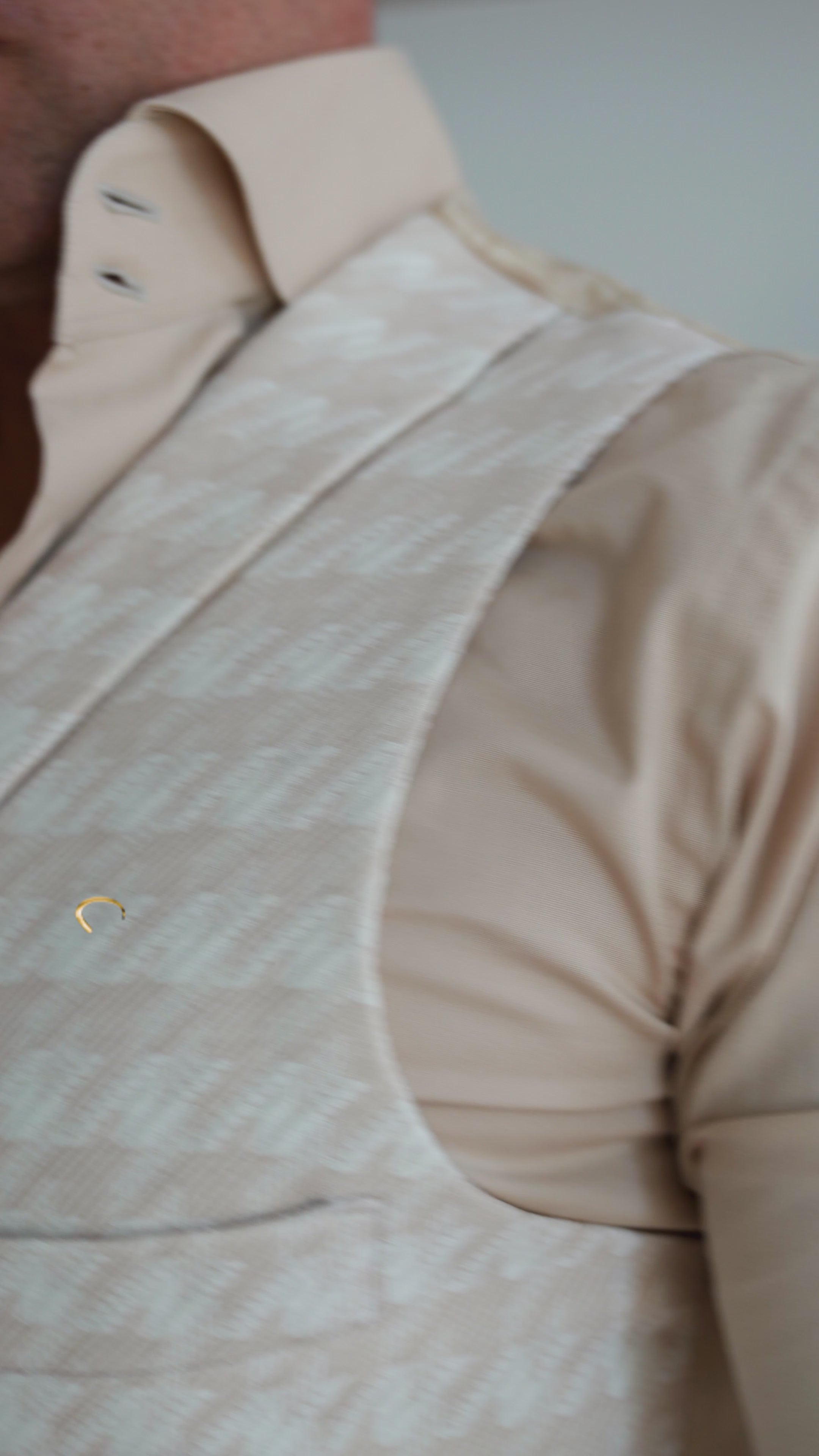 Cashew Crema Houndstooth Trousers