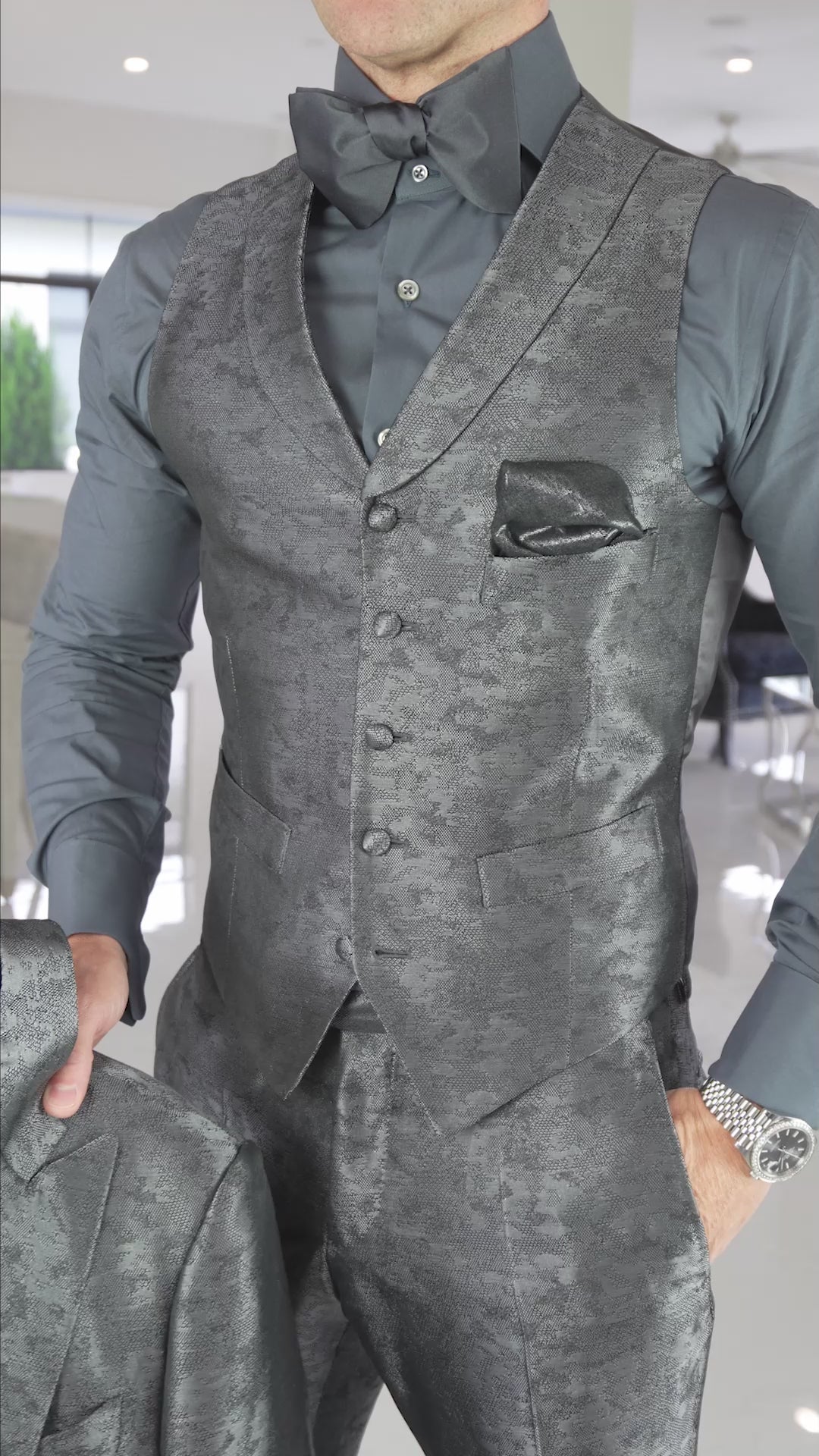 Gunmetal Brillo Trousers @ The Vault-2