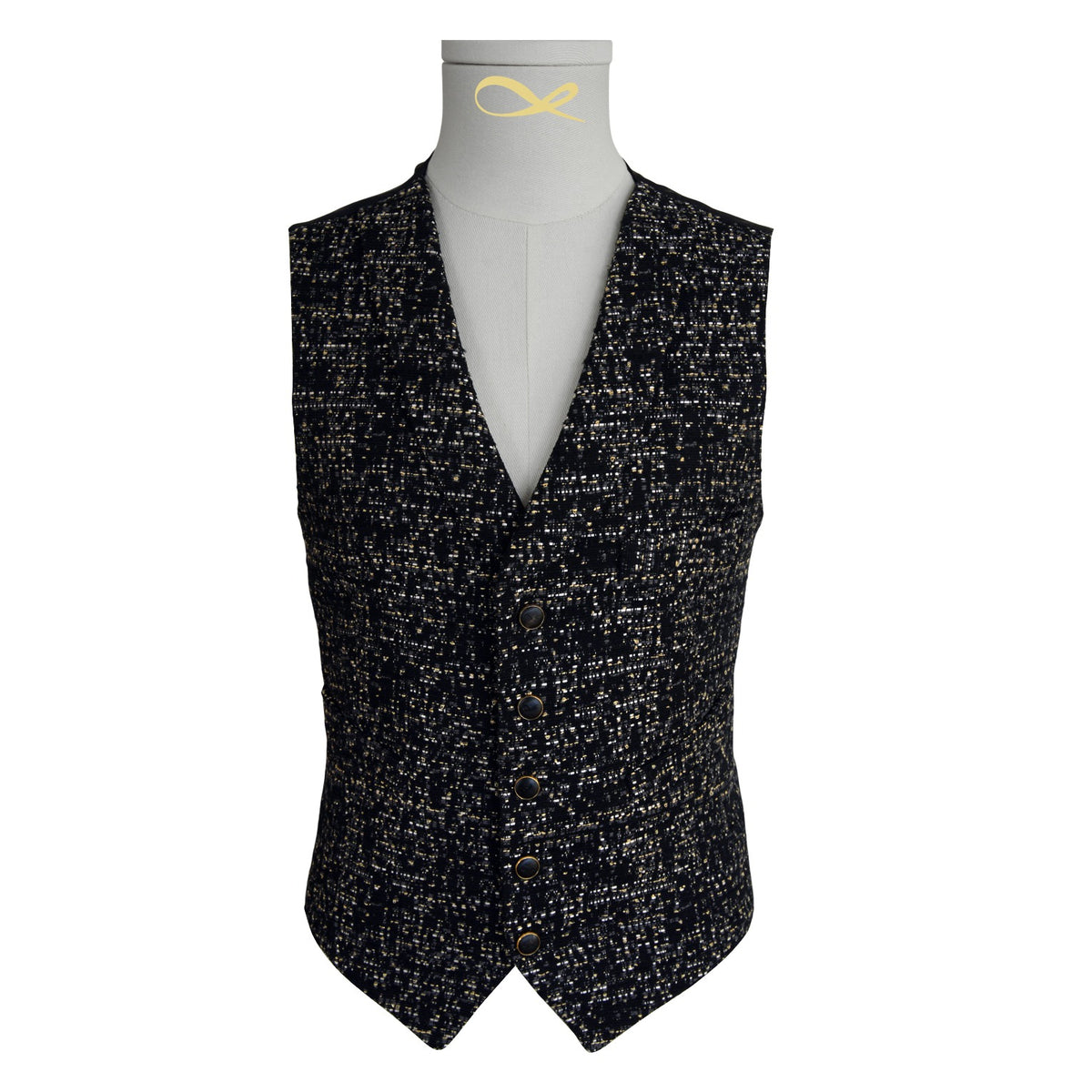 Onyx Oro Tweed Ciottoli Waistcoat-3